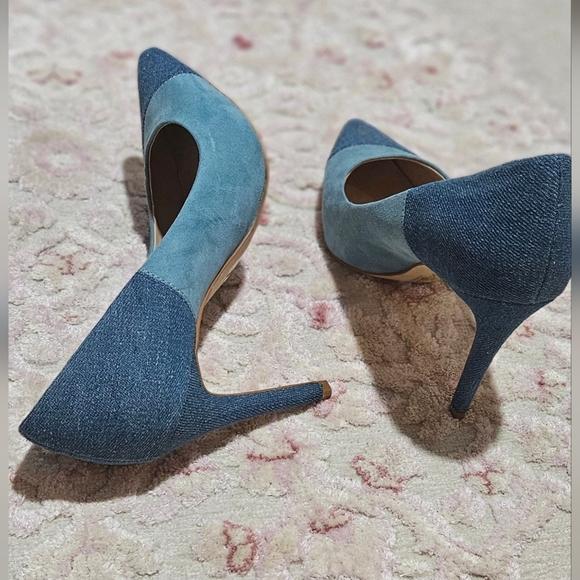 πDenim Pointed Stiletto Heelsπ - Picture 6 of 8